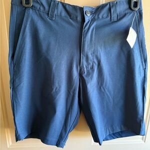 Banana Republic Navy Flat Front Shorts